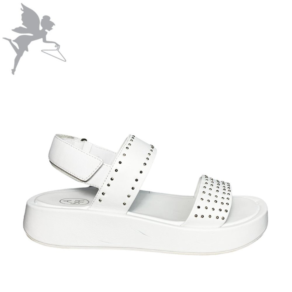ASH Vivi Studded Leather Flatform Shoes - Picture 2 of 7